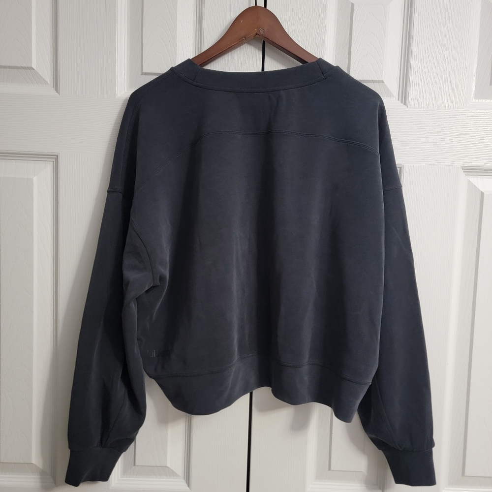 Lululemon Softstream Perfectly Oversized Cropped Crew & Straight Leg Pants, 10 - Picture 6 of 16